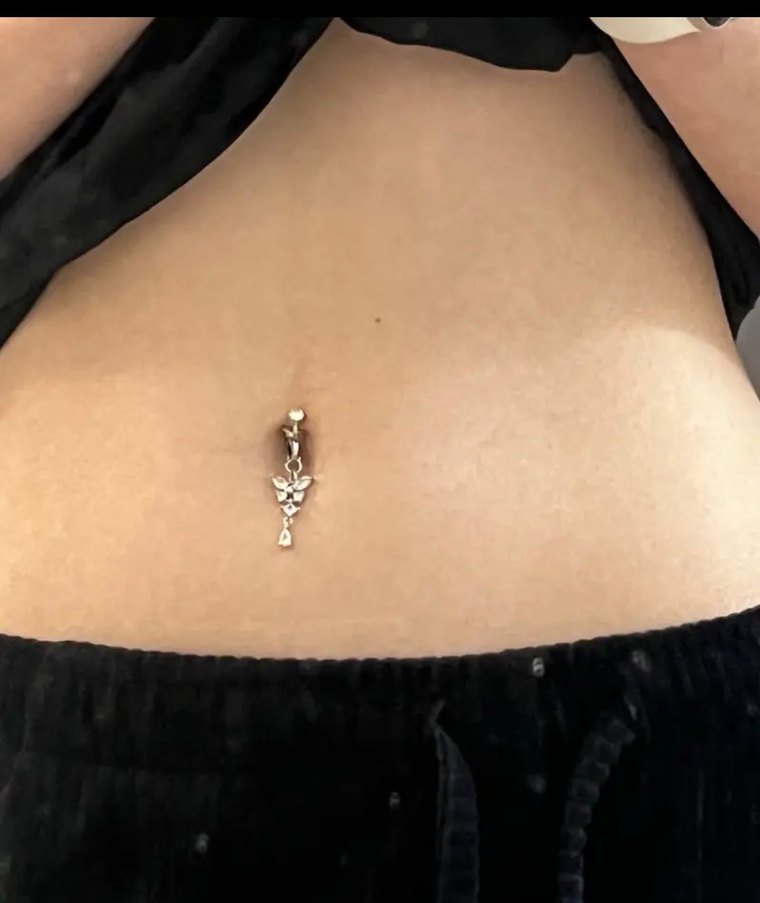 fake göbek piercing - Görsel 3