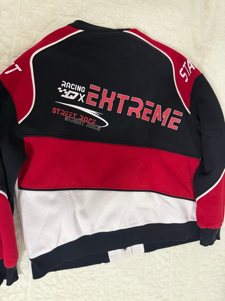 Düğmeli Baskılı Uzun Kollu Kadın Street Wear Ceket - Görsel 2