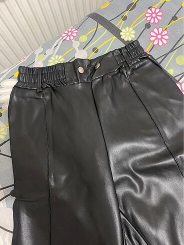 s Beden Deri pantalon