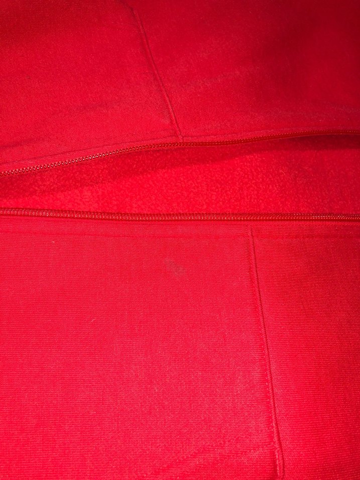 Kırmızı Kapüşonlu orjinal adidas hırka - Görsel 5