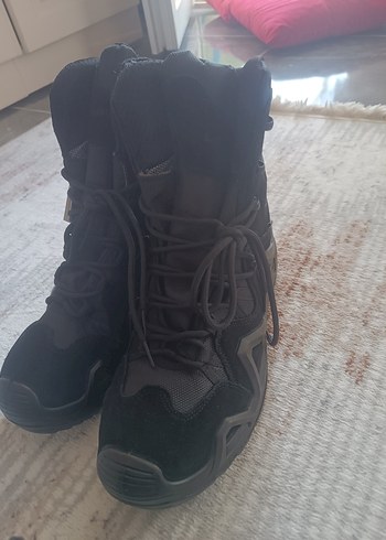 Siyah Bağcıklı Erkek Spor Bot Lowa marka Askeri Bot Orjinal