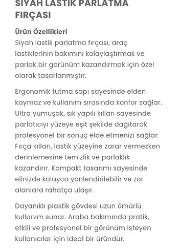 siyah lastik parlatma fırçası - Görsel 5