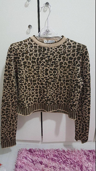 38 Beden Zara leopar kazak