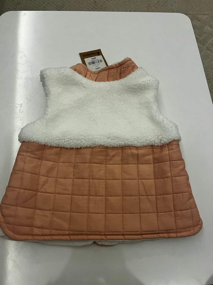 Kız Çocuk Düğmeli Kapitone Yelek - Görsel 2