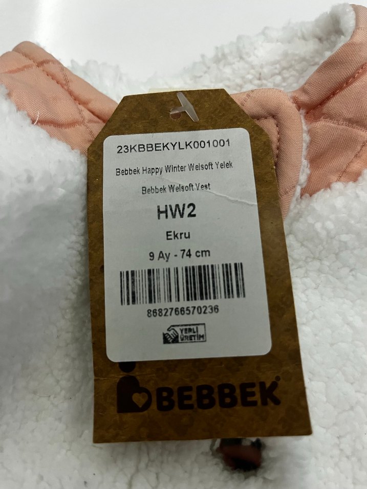 Kız Çocuk Düğmeli Kapitone Yelek - Görsel 3