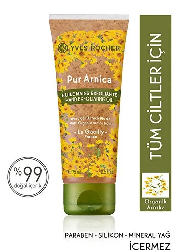 Yves Rocher Pur Arnica El Peeling Yağı 75 ml