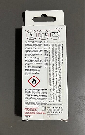 Kiss Tekli Kısa Takma Kirpik - Görsel 2