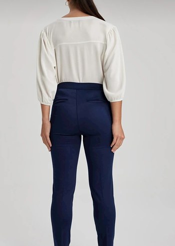 Kadın Lacivert Cigarette Pantolon - Görsel 2