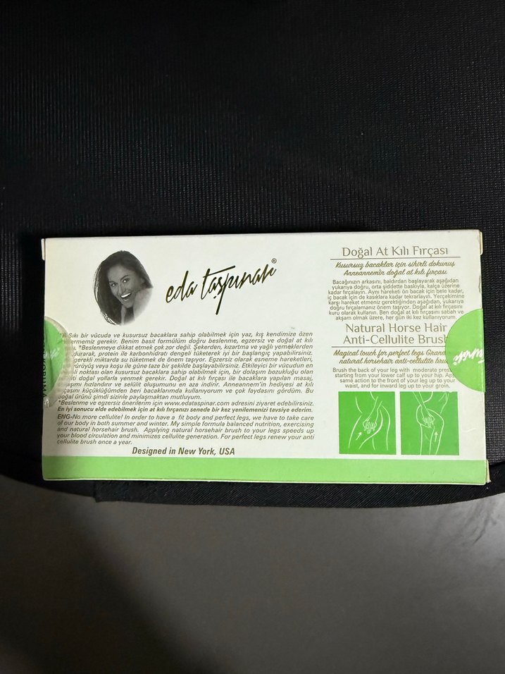 Eda Taşpınar Doğal At Kılı Selülit Fırçası - Görsel 2