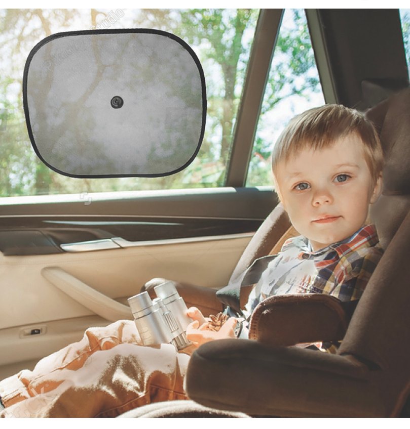 BabyJem Oto Yan Cam Güneşliği 2'li Set - Görsel 2