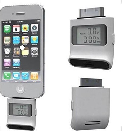 Beden Renk Apple Iphone4-4S Uyumlu Alkolmetre