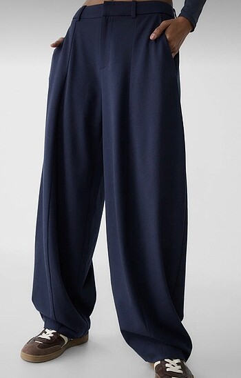 40 Beden lacivert Renk Smart baggy pantolon