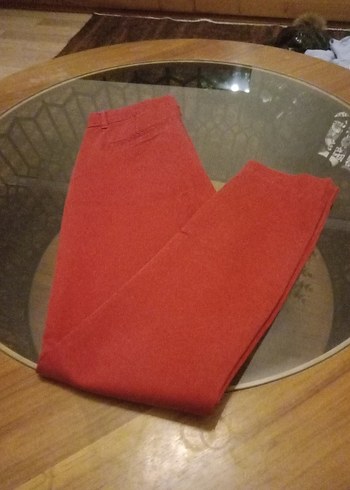 Kırmızı Kadın Pantolon