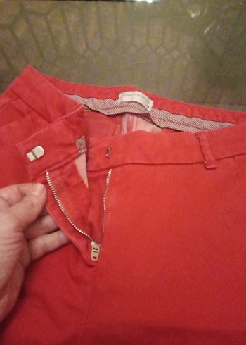 38 Beden kırmızı Renk Kırmızı Kadın Pantolon
