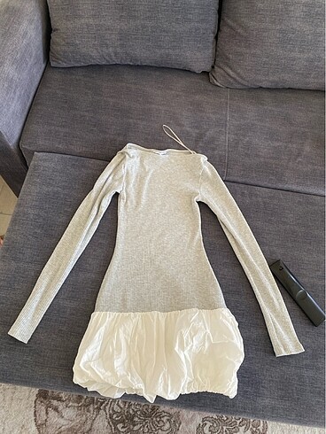 Bershka fitilli balon model elbise