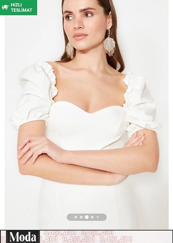 40 Beden beyaz Renk Beyaz güzel kına/nikah elbisesi