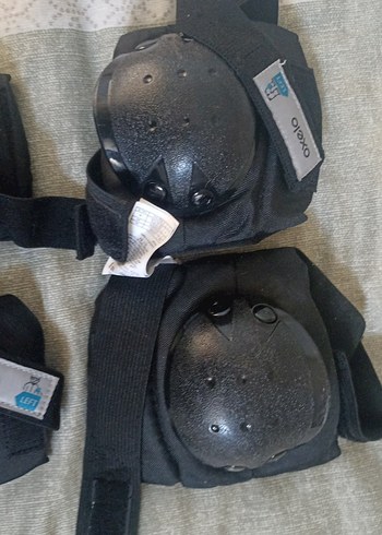 Siyah Biker Diz Koruyucu - Velcro Bantlı - Görsel 3