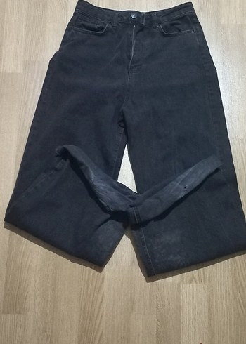 Armalife Kadın Siyah Midi Denim Pantolon