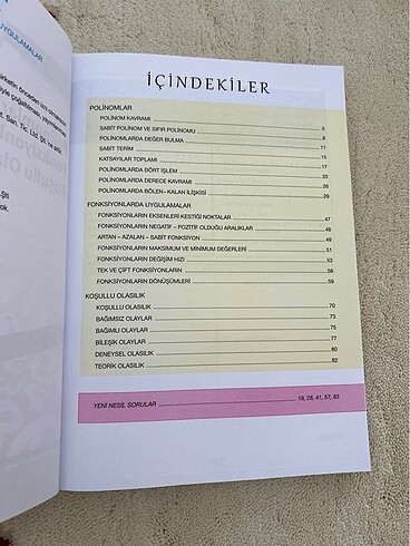  Beden Renk SONUÇ YAYINLARI AYT MATEMATİK KİTAPLARI