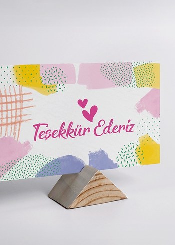  Beden Teşekkür Kartı Tekyön 140 adet