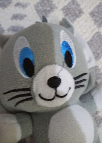 Beden Gri Peluş Oyuncak Kedi