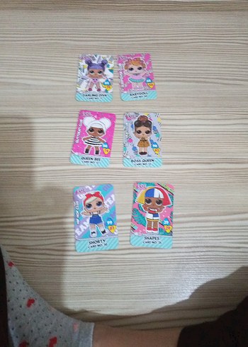Renkli LOL Bebek Temalı Kart Oyunu
