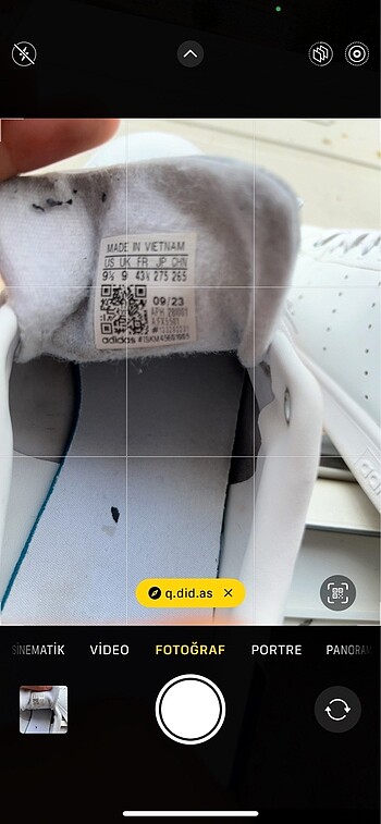 43 Beden beyaz Renk Adidas Stan Smith orijinal