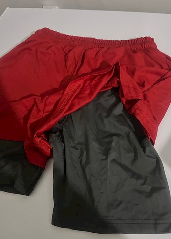 Kırmızı Erkek Spor Şort - Görsel 4
