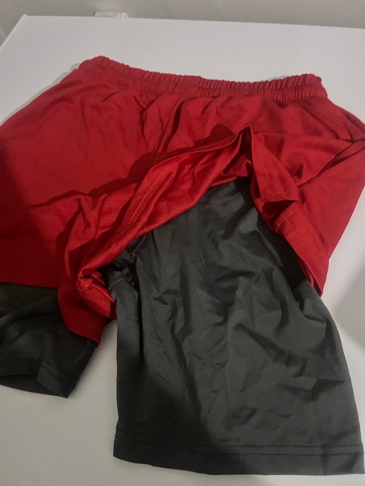 Kırmızı  Erkek Spor Şort - Görsel 4