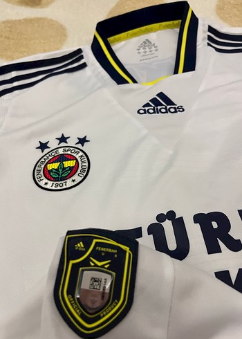 Beyaz Erkek Kısa Kollu Fenerbahçe Forma - Görsel 5