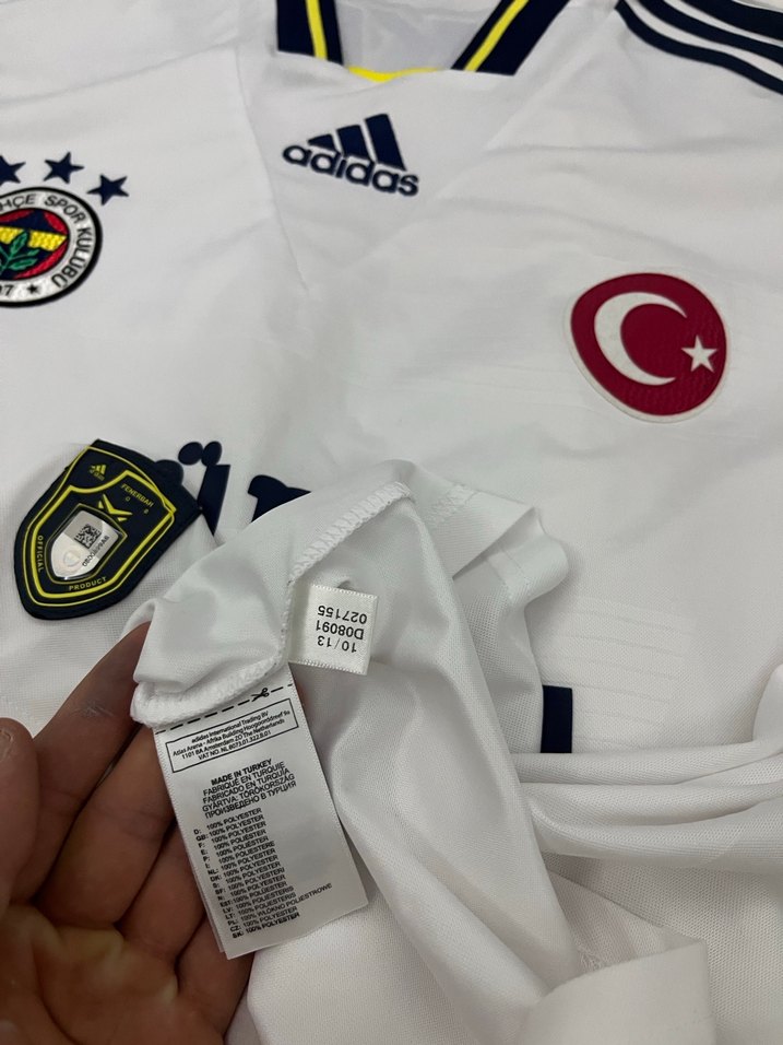 Beyaz Erkek Kısa Kollu Fenerbahçe Forma - Görsel 4