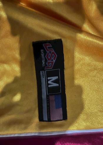 Altın Renkli Erkek Basketbol Forması - Görsel 4