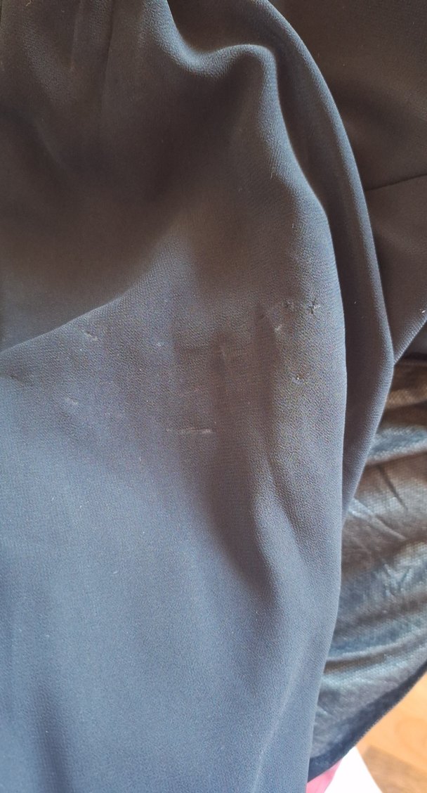 Diger Siyah Uzun Kollu Kuşaklı Kadın Elbise - Görsel 5