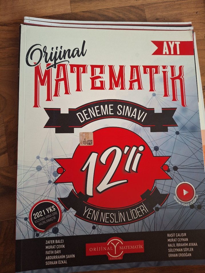 TYT Kimya Fizik ve Matematik Deneme Kitapları bir kısmı yapılmış - Görsel 2