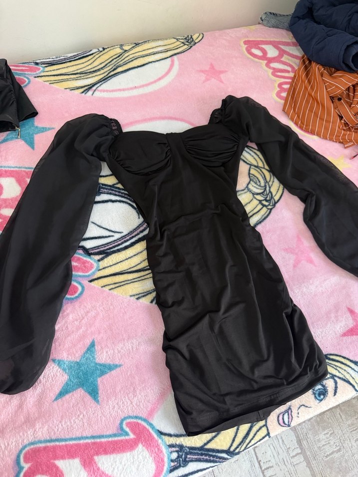 Uzun Siyah Elbise - Görsel 2