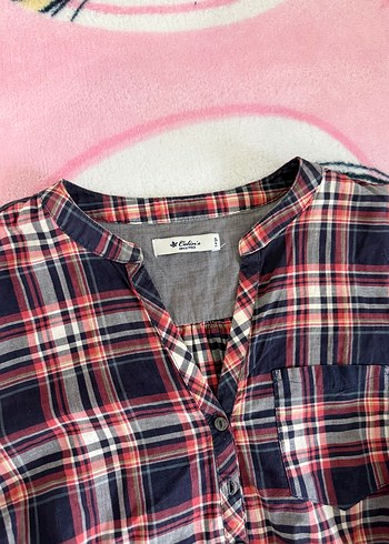 Bol Kesim, Uzun Kollu, Düğmeli Kadın Gömlek - Görsel 2