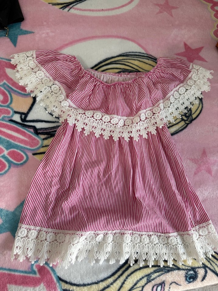 Dantel Detaylı Pembe Bohem Kadın Bluzu - Görsel 2