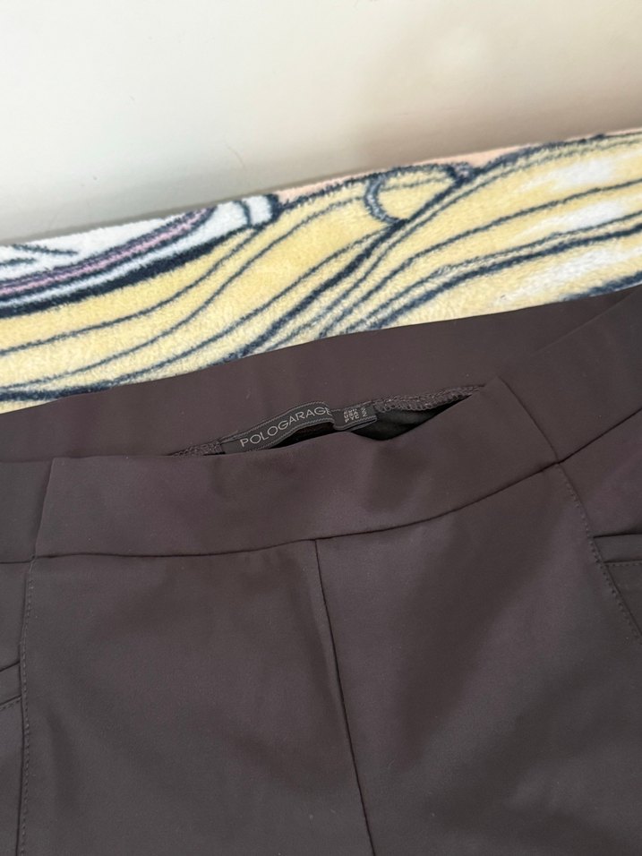 Koyu Kahverengi Fermuarlı Kadın Tayt - Görsel 2