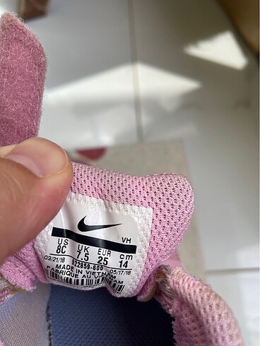 25 Beden 25 numara nike spor ayakkabı