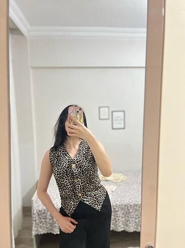 Zara Model Leopar Yelek