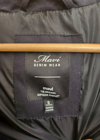 Mavi Jeans Fermuarlı Gri Kadın Midi Kaban