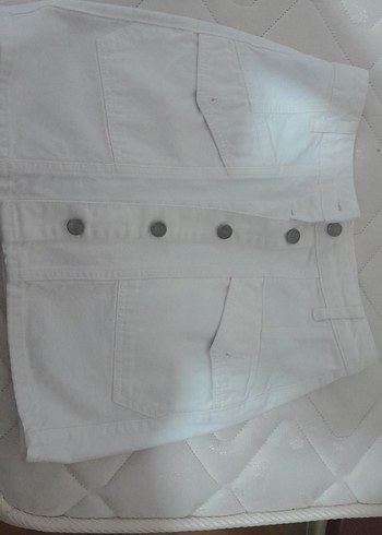 Parlak Beyaz Nakışlı Erkek Mendil - Görsel 2