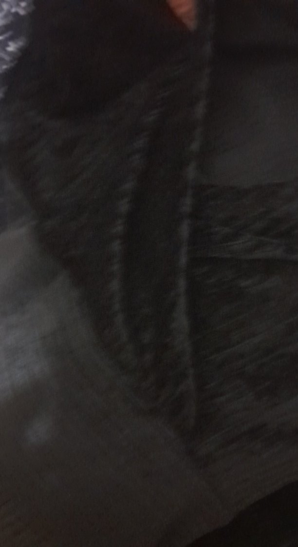 Siyah Pilili V Yaka Uzun Kollu Midi Elbise - Görsel 2