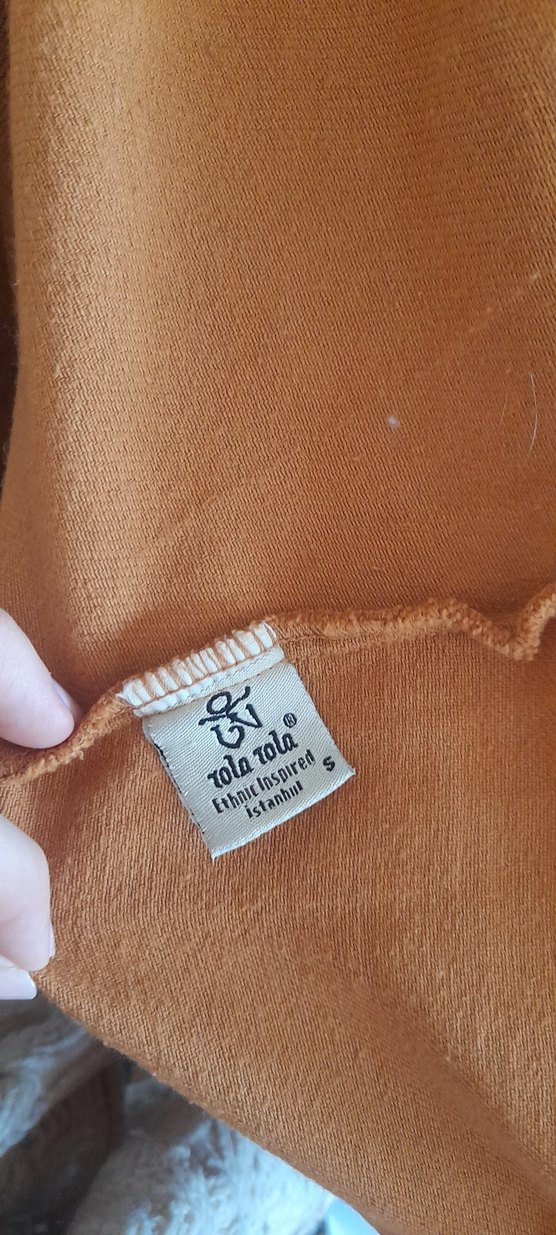 Bej Kadın Keten Midi Tunik - Görsel 3