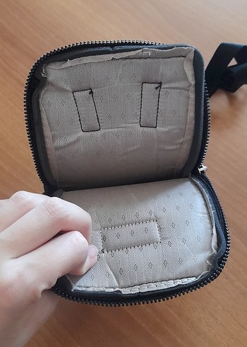 Kadın Mor Fermuarlı Çapraz Çanta - Görsel 6