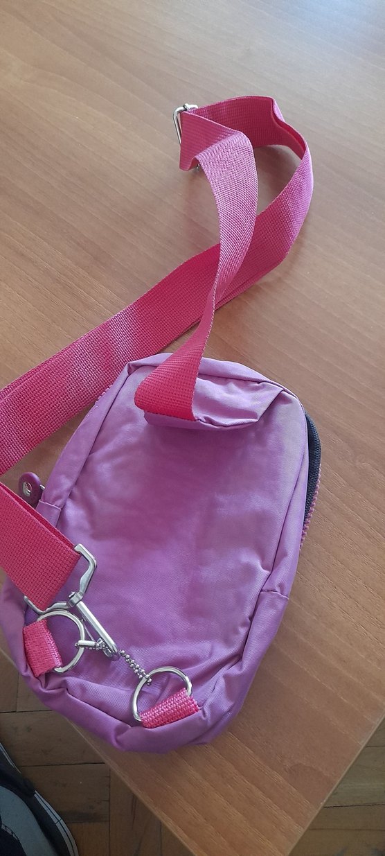 Kadın Mor Fermuarlı Çapraz Çanta - Görsel 2