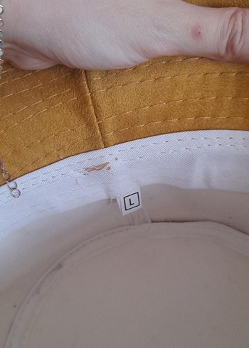 Renkli Sarı Kadın Şapka - Görsel 3