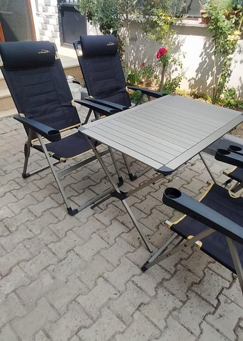 Nurgaz Campout Kamp Masa ve Sandalye Takımı