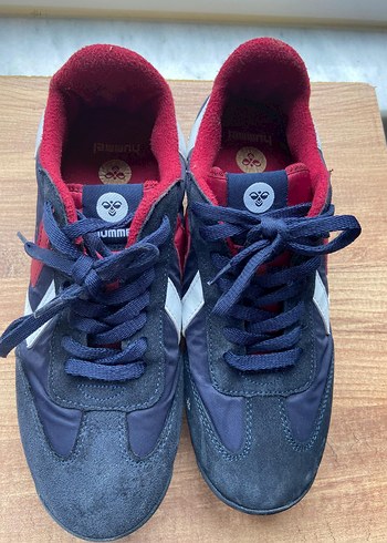 Hummel Lacivert Spor Ayakkabı Velcro Detaylı
