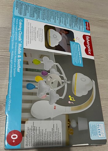 Fisher-Price Beyaz Müzikli Bebek Mobil Oyuncağı